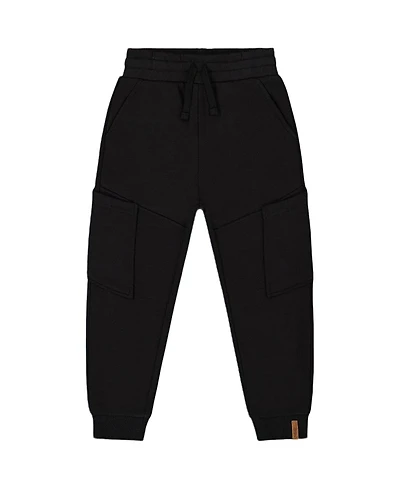 Deux par Deux Boys' French Terry Sweatpants with Side Pockets - Little Kid