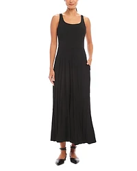 Sleeveless Square Neck Maxi Dress