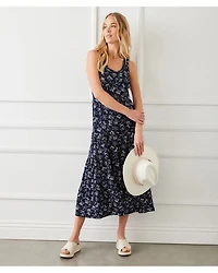 Floral Tiered Midi Dress