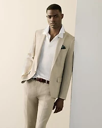 Delave Linen Slim Fit Suit Jacket
