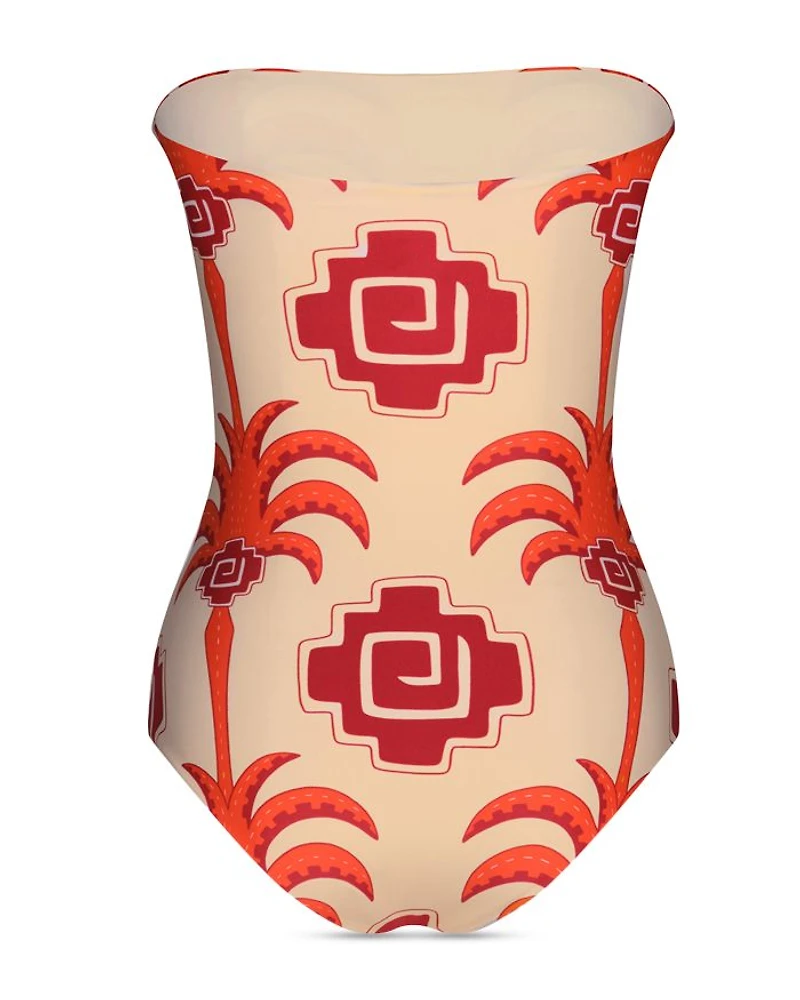 Alta Mar Bandeau One Piece Swimsuit