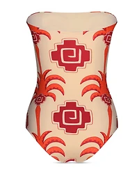 Alta Mar Bandeau One Piece Swimsuit