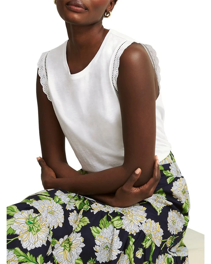 Leia Embroidered Top