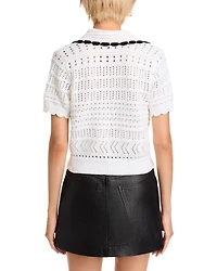 Short Sleeve Knit Polo Top - Exclusive