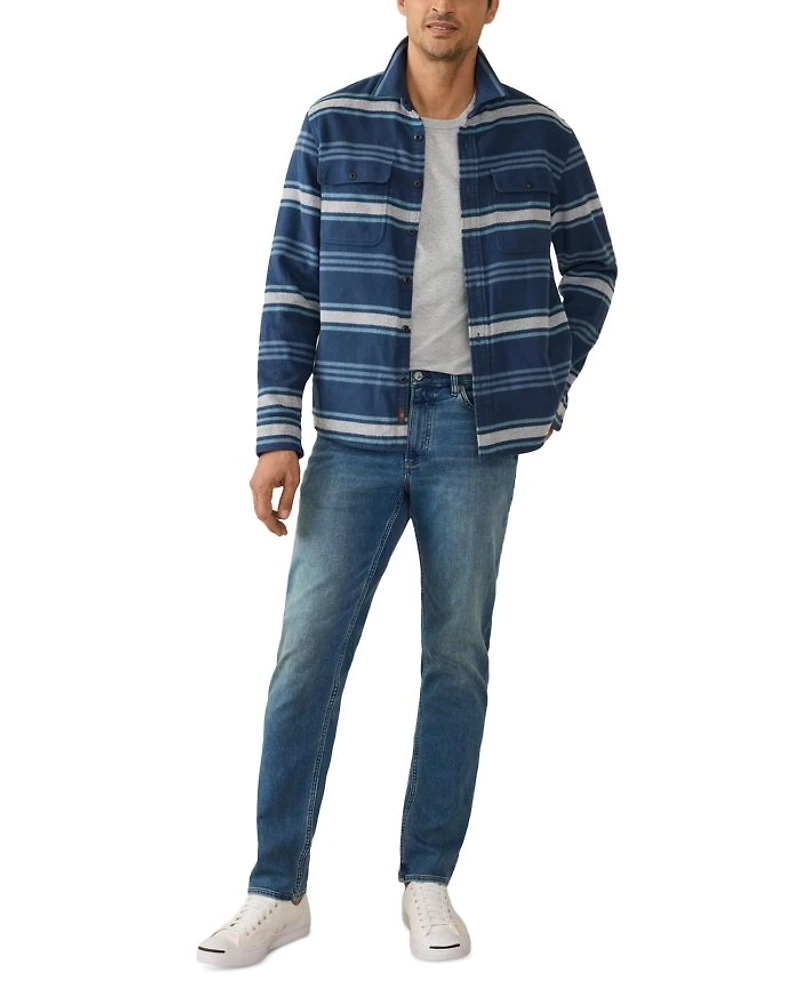 Slim Fit Stretch Terry Jeans Storm Harbor Blue