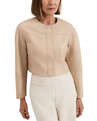 Sylvia Faux Leather Jacket