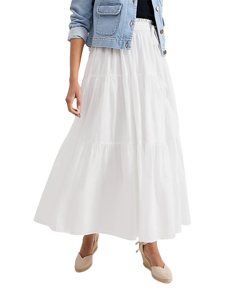 Phase Eight Alva Cotton Skirt