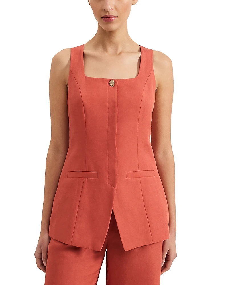 Phase Eight Lottie Square Neck Waistcoat