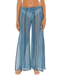 Becca by Rebecca Virtue Seaside Crochet Swim Cover-Up Pants