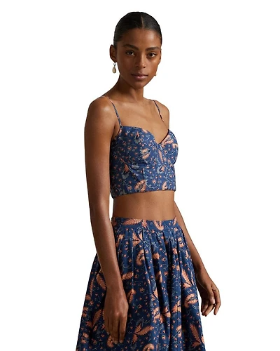 Cropped Bustier Top