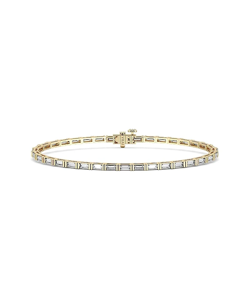 Vrai Baguette Tennis Bracelet