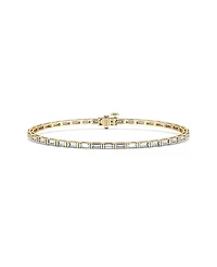 Vrai Baguette Tennis Bracelet
