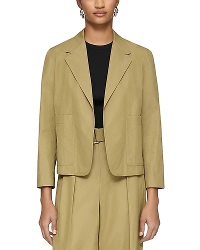 Lafayette 148 New York Cropped Boyfriend Blazer