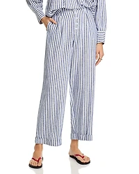 Aqua Ankle Wide Leg Pants - Exclusive