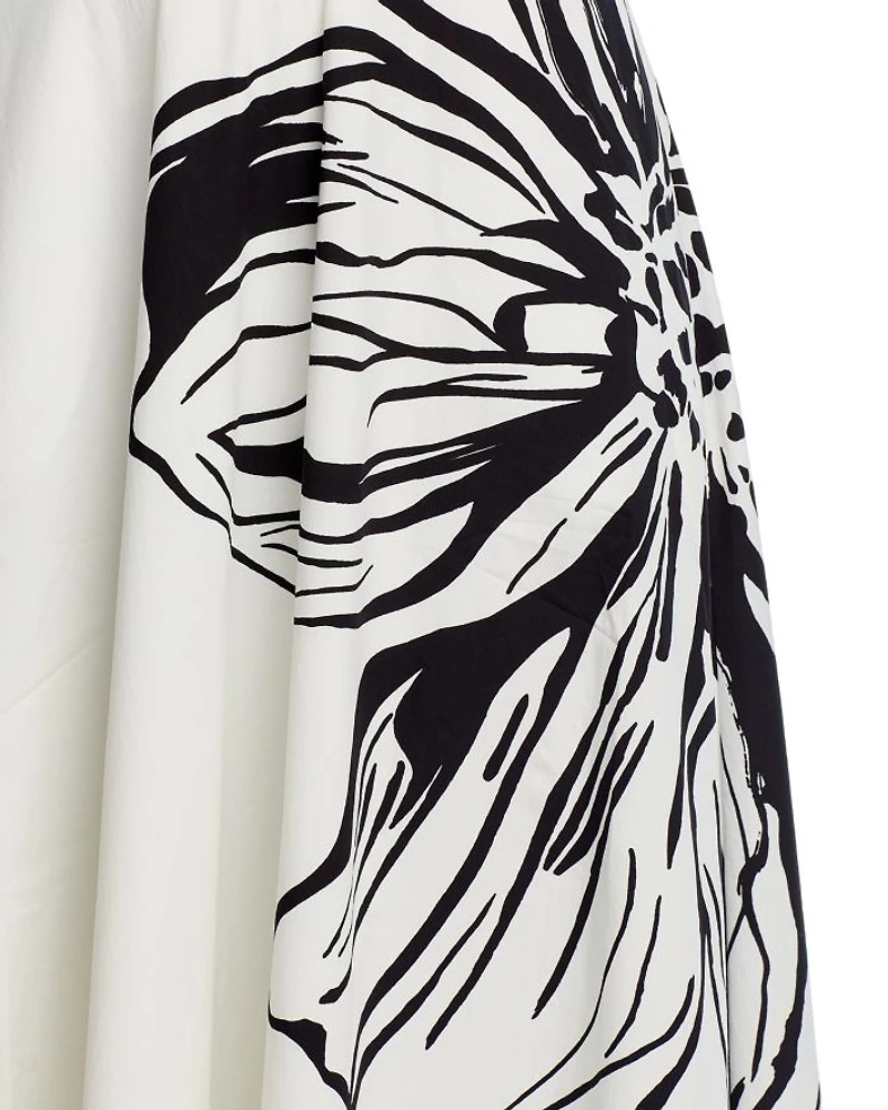 Printed Full Skirt