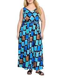 Nic+Zoe Plus Sea Glass Bianca Dress