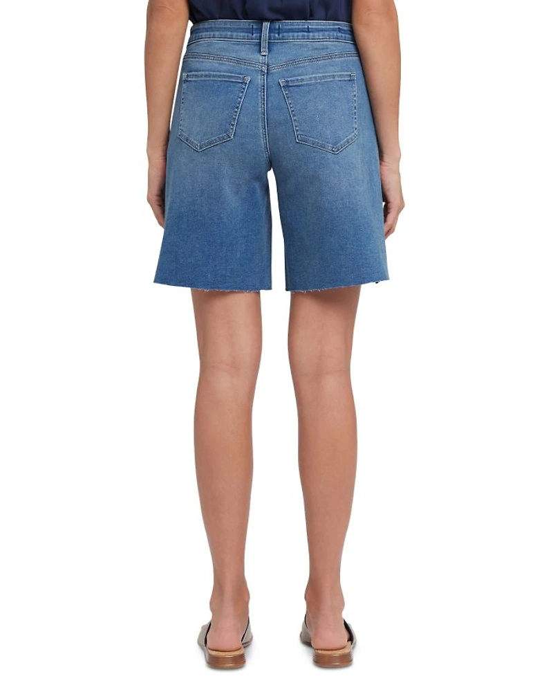 Relaxed A Line Denim Shorts