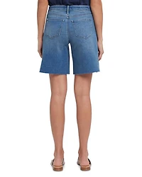 Relaxed A Line Denim Shorts