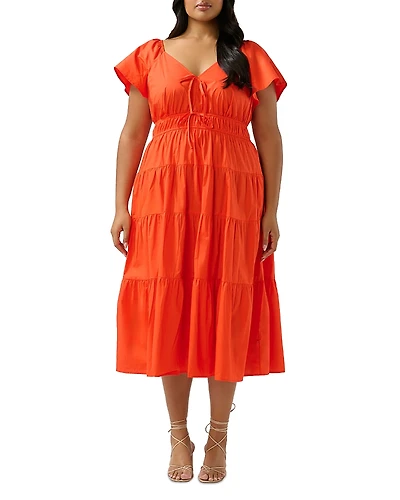 Estelle Plus Ana Midi Dress