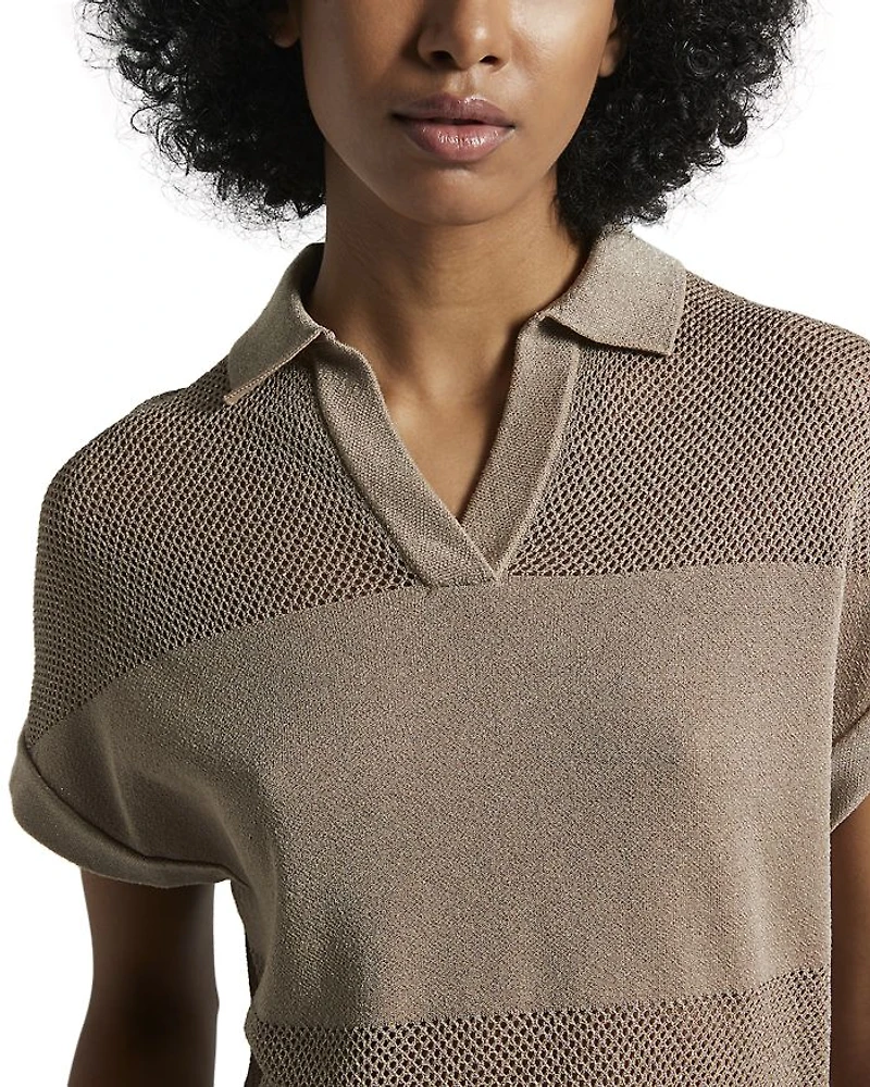 Knitted Polo Sweater