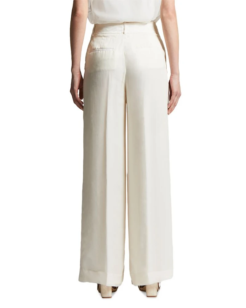Silk-Blend Pants