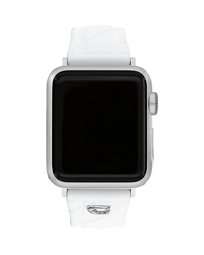 Apple Watch® White Silicone Strap, 38/40/41mm & 42mm