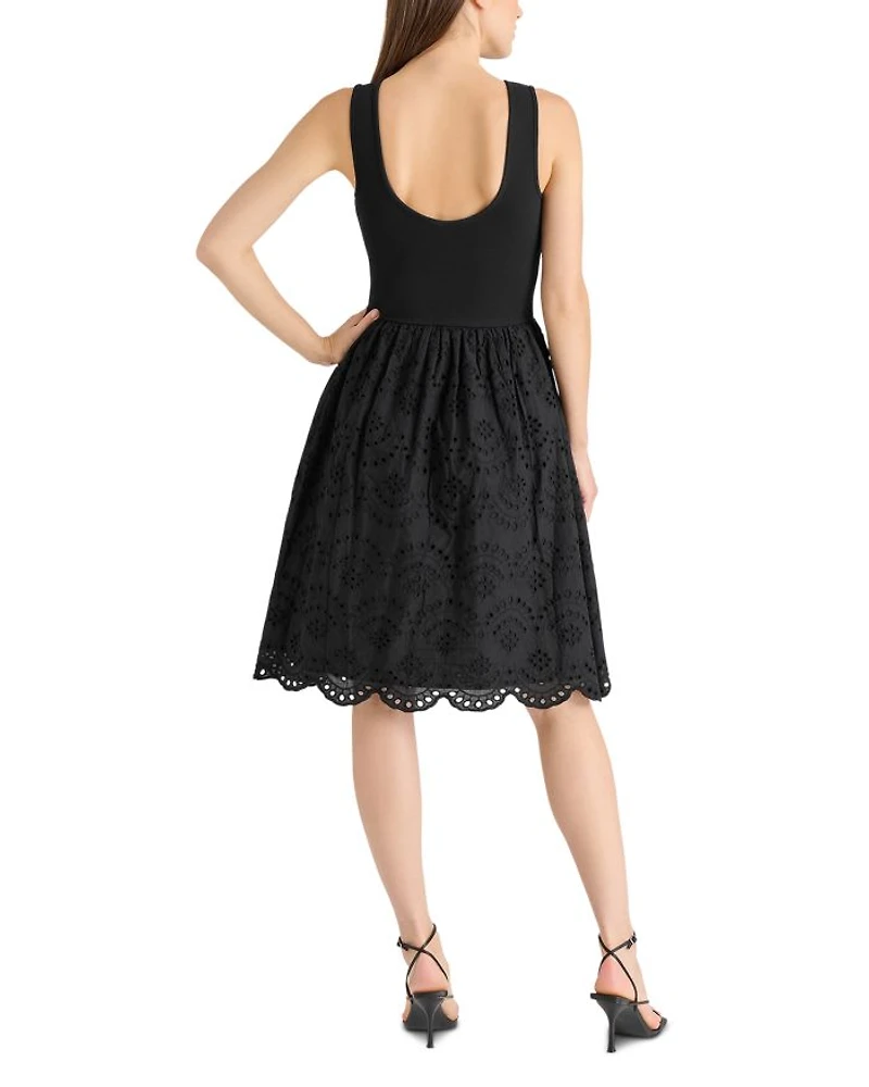 Julian Pointelle Skirt Dress