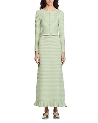 Rhinestone Knit Maxi Skirt