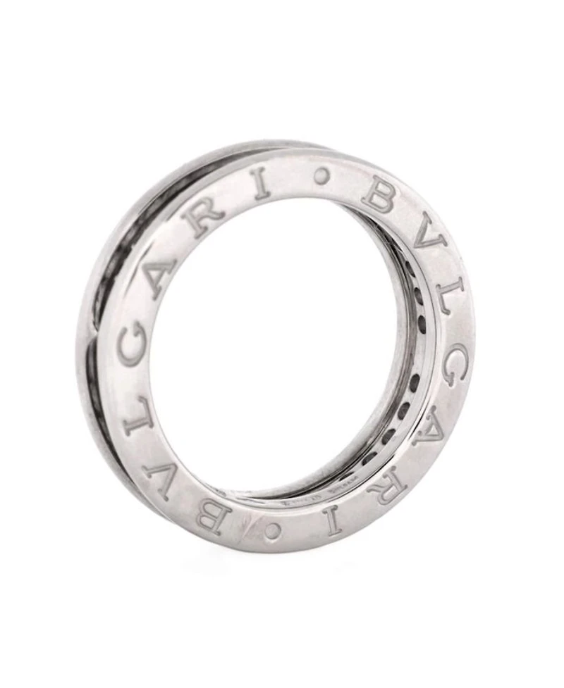 B.Zero1 One Band Ring 18K White Gold and Diamonds