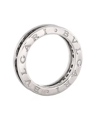 B.Zero1 One Band Ring 18K White Gold and Diamonds