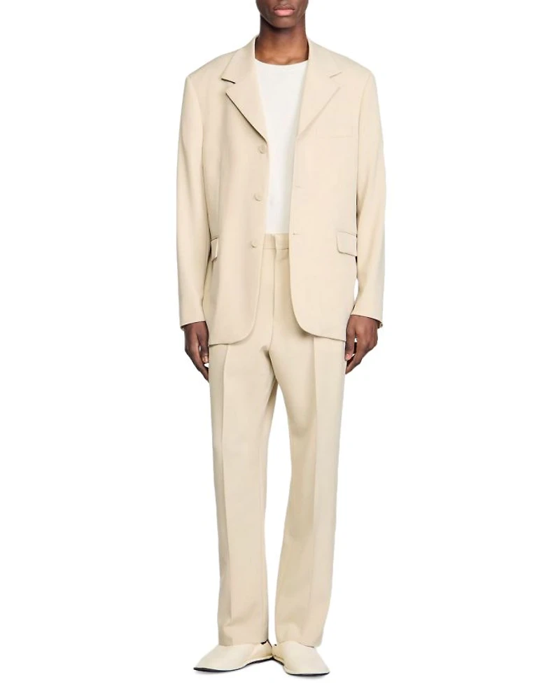 Oversized Wool Suit Jacket