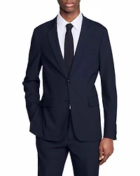 Unstructured Wool Suit Jacket