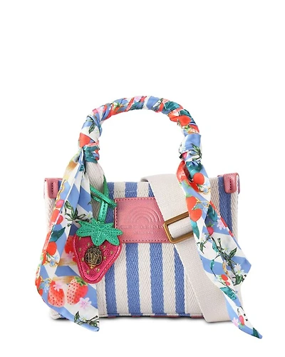 Extra Small Southbank Striped Canvas Tote