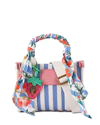 Extra Small Southbank Striped Canvas Tote