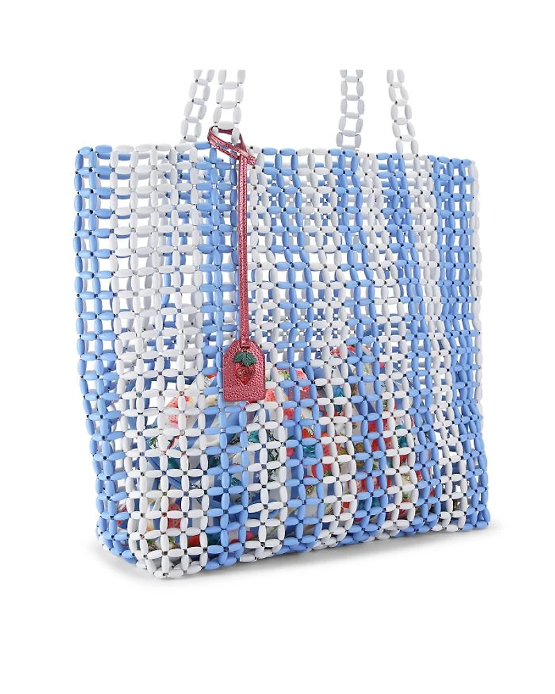 Beaded Kensington Shopper Tote