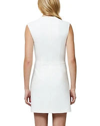 Whisper Notched Neck Mini Dress