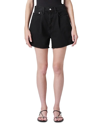 Agolde Rhoda Pleated A Line Shorts