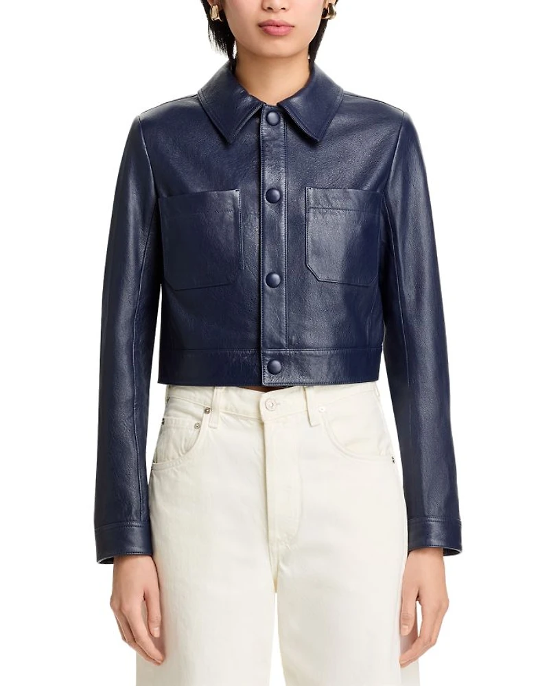 The Small Leather Slim Fit Jacket