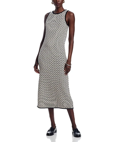 525 Maura Wavy Stripe Midi Dress