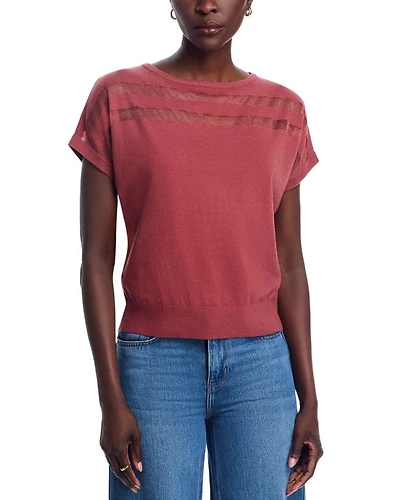 Mesh Inset Sweatshirt