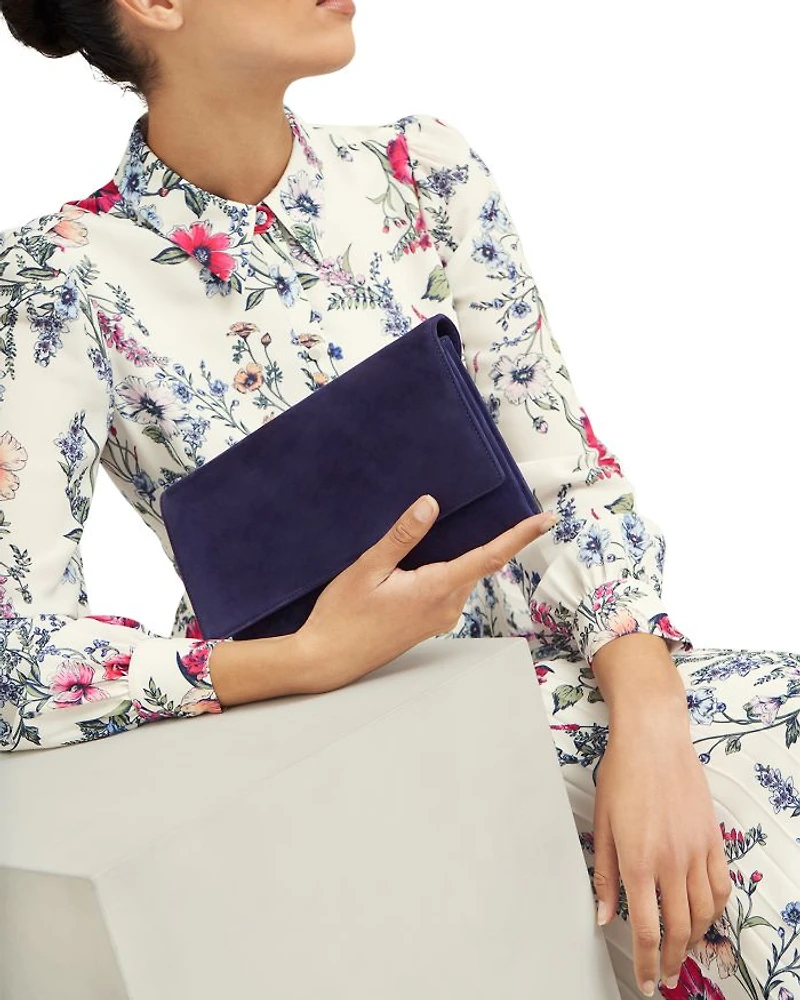 Renata Leather Clutch
