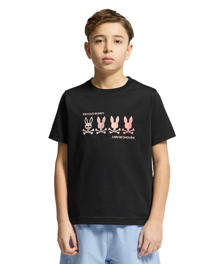 Unisex Kids Oceania Embroidered Graphic Tee - Little Kid, Big Kid