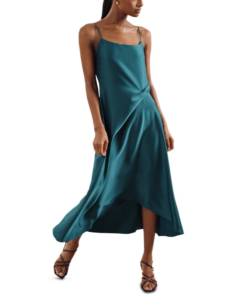Petite Zoey Drape Slip Dress