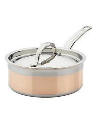 CopperBond -Quart Induction Copper Saucepan with Lid