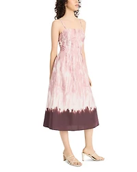 Printed A-Line Dress