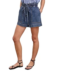 Foster Drawstring Denim Shorts