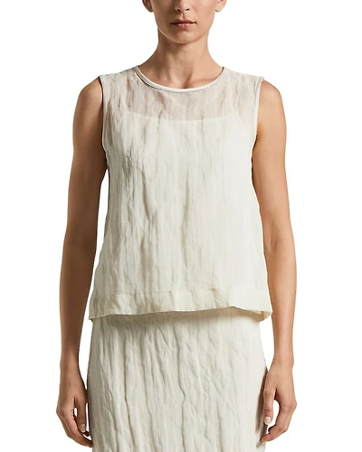 Sleeveless Crinkle Camisole