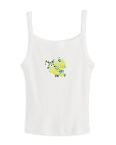 KatieJnyc Girls' Lemon Graphic Tank Top - Big Kid