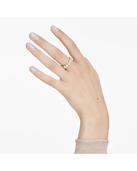 Matrix Oval Crystal Eternity Ring