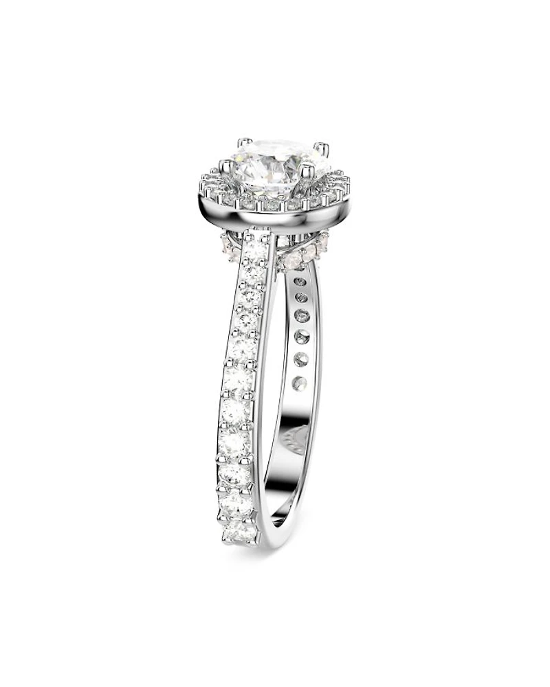 Una Crystal Halo Ring